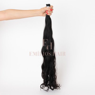 Cabelo Ondulado Brasileiro 70cm - 100g